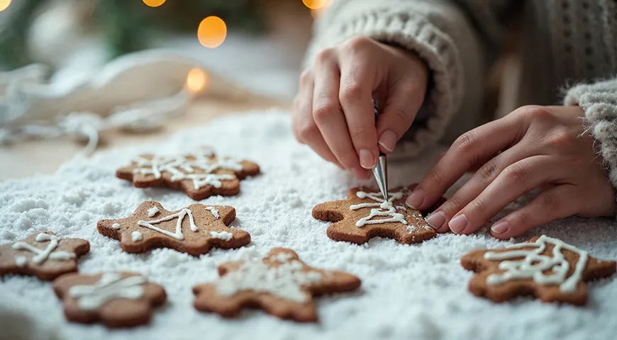 Рисунок можно наносить на печенье при помощи пищевых маркеров