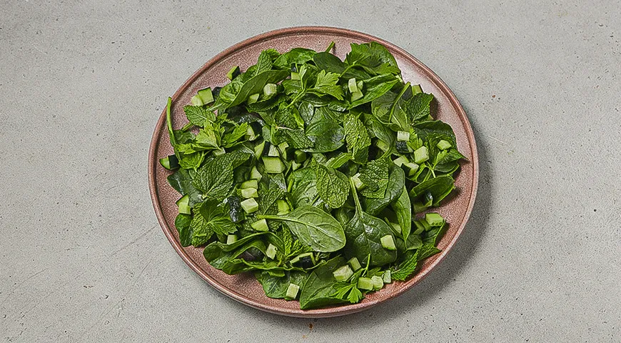 Жареный салат из цветной капусты