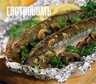 Сельдь, запеченная в фольге