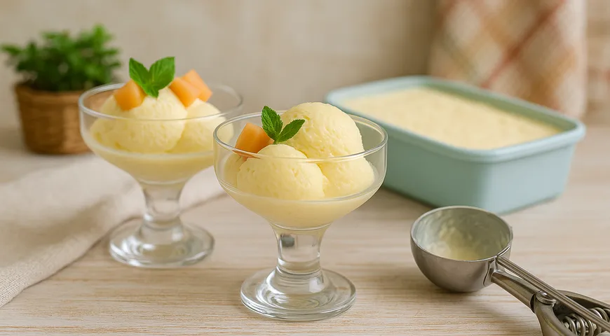 Мороженое из дыни