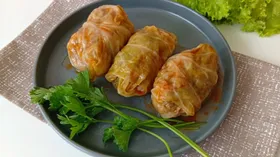 Голубцы с индейкой и рисом