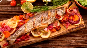 Сочная горбуша в аэрогриле