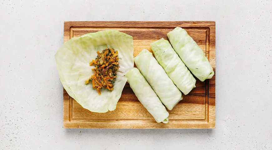 Вегетарианские голубцы без мяса