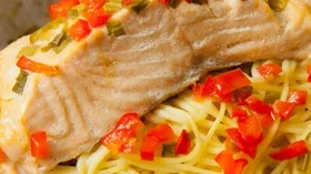 Рецепты с рыбой, маслом растительным и бобовыми