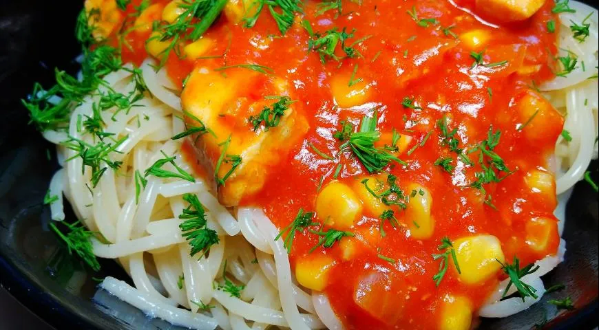 готовим томатный соус для спагетти