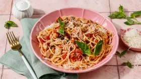 Основное блюдо с спагетти