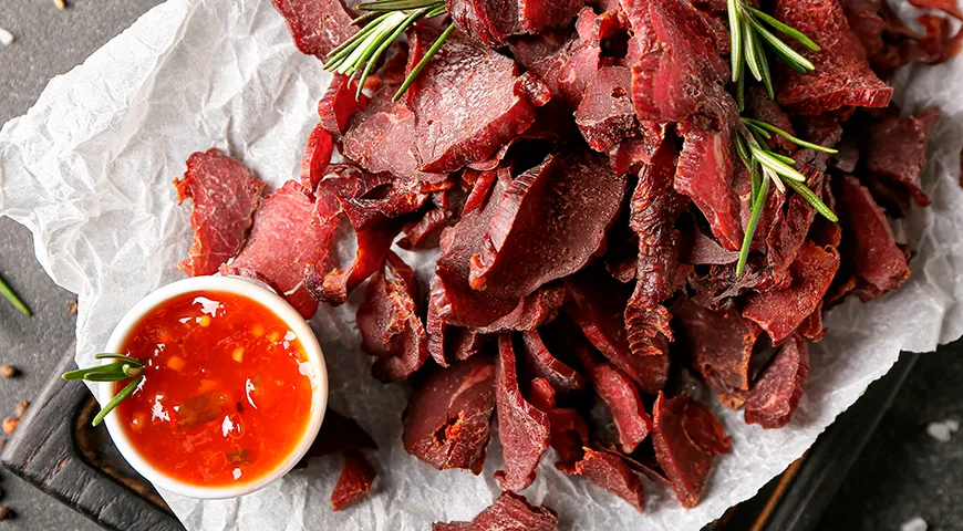 Вяленая говядина может служить качественным источником белка для поддержания мышечной массы