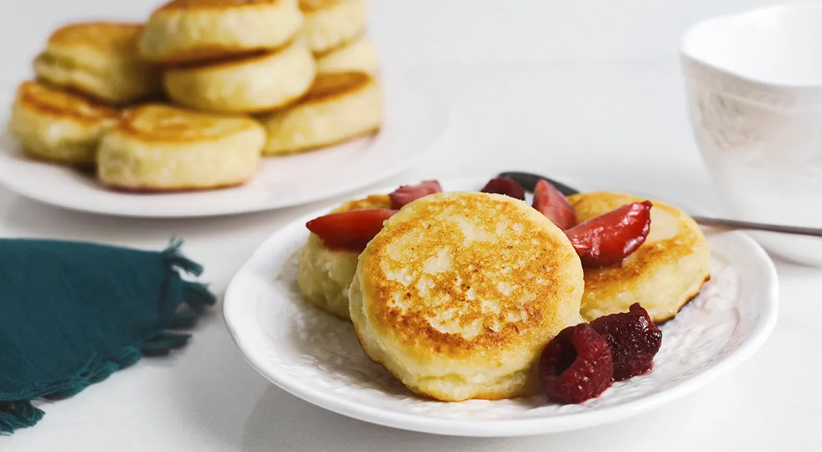 Сырники с изюмом
