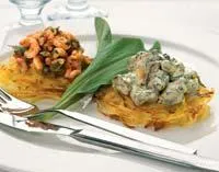 Рецепты с картофелем, маслом оливковым и креветками