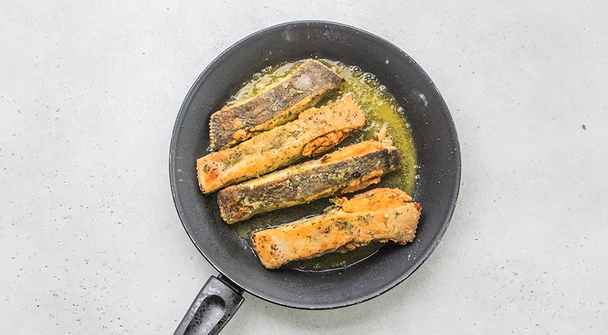 Камбала жареная