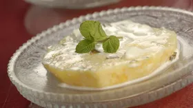 Рецепты со сметаной, фруктами и мятой