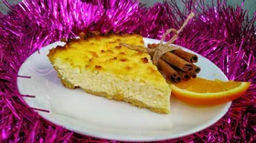 Творожный пирог с апельсином (кезекухен)
