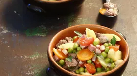 Рецепты с мясом, картофелем и алкоголем