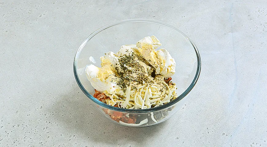 Сырный шар «пицца»