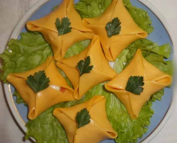 Закуска "Сырные конвертики"