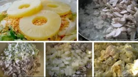 Рецепты с маслом растительным, ананасом и птицей