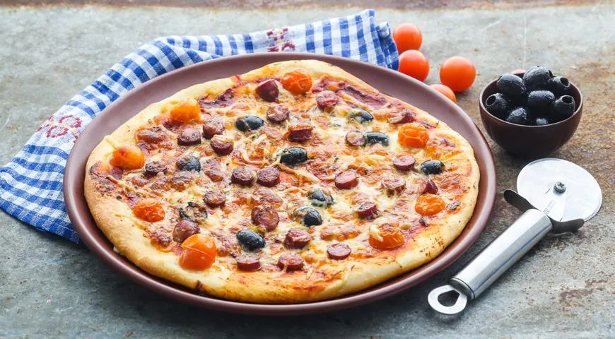 Пицца для детей (простой рецепт) - пошаговый рецепт с фото на kormstroytorg.ru