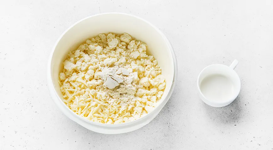 Мини-хачапури с сыром