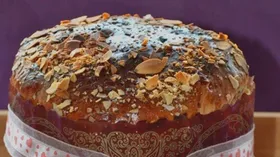 Рецепты с мукой пшеничной, фруктами и изюмом
