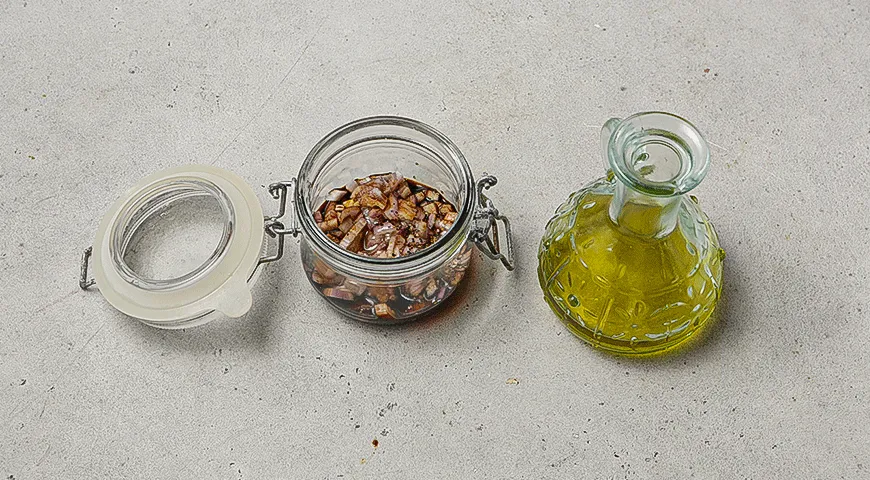 Салат из осенних овощей с беконом