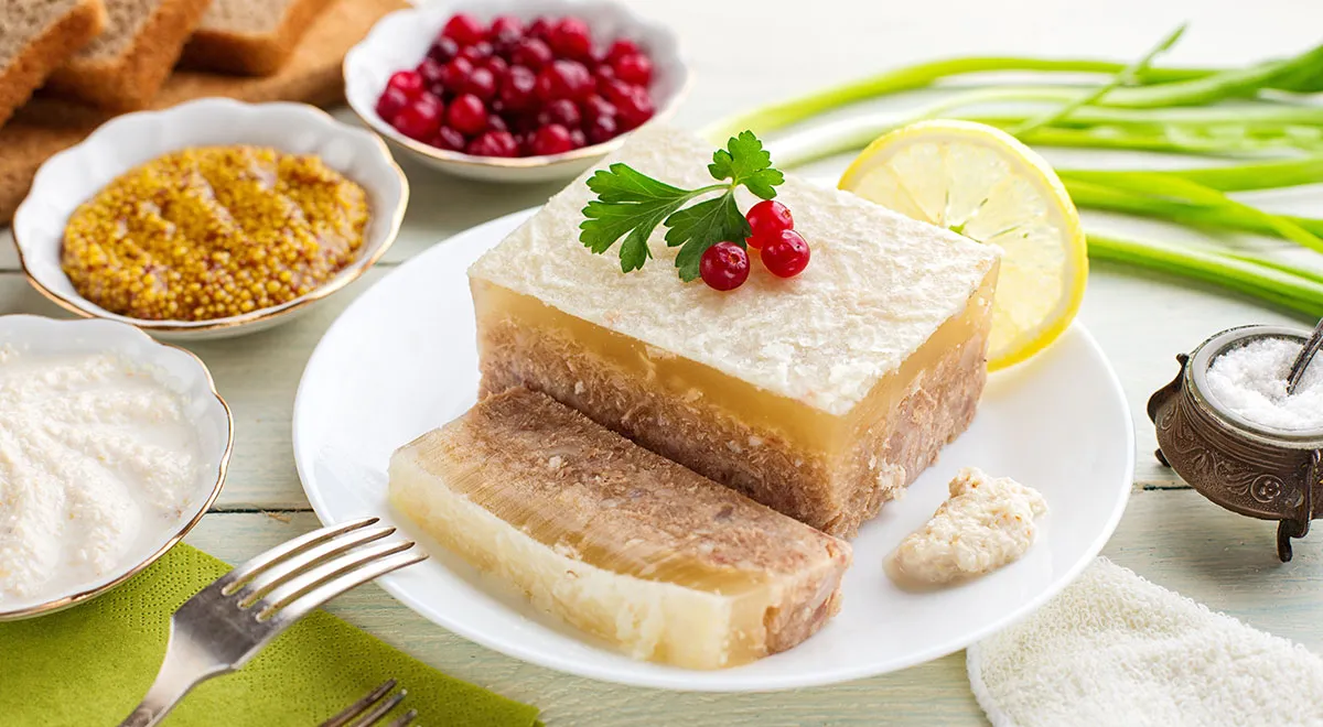 Рецепт холодца из свиной рульки