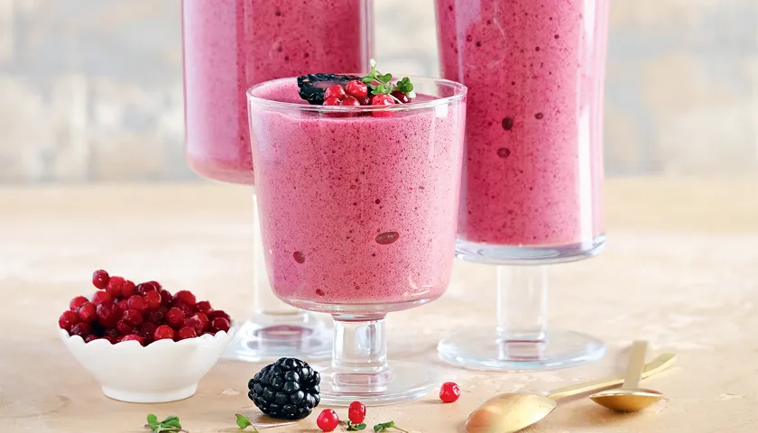 Ягодный мусс на стевии