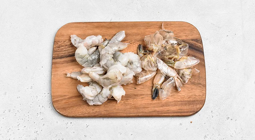 Хинкали с креветками