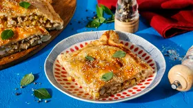 Пирог с кунжутом