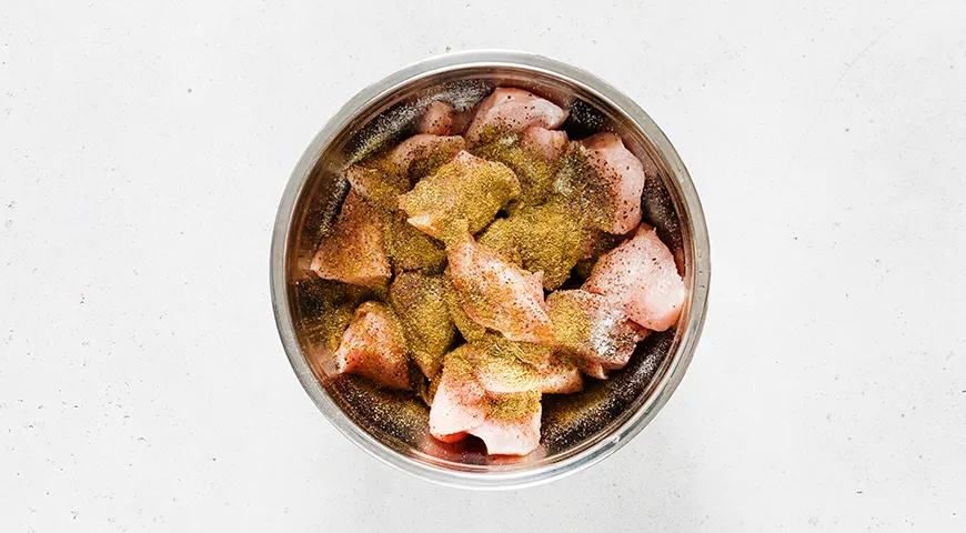 Индейка с баклажанами в духовке