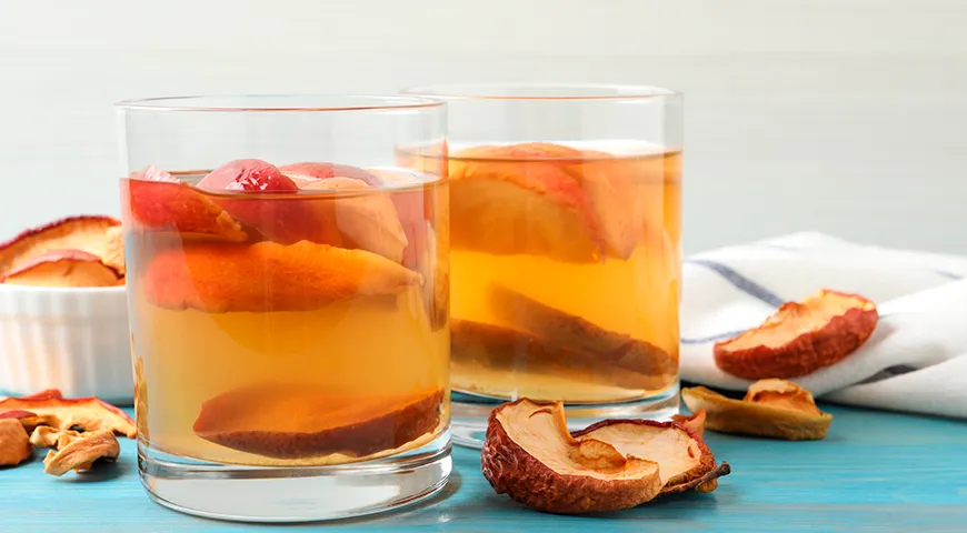 Компот из сушеных яблок