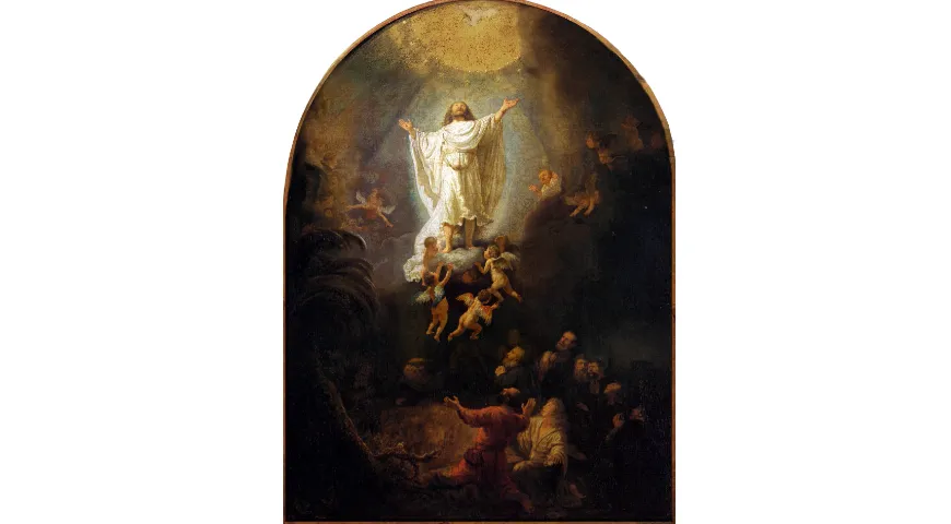 Картина Вознесение Господне, Рембрандт, 1636-1639 гг.