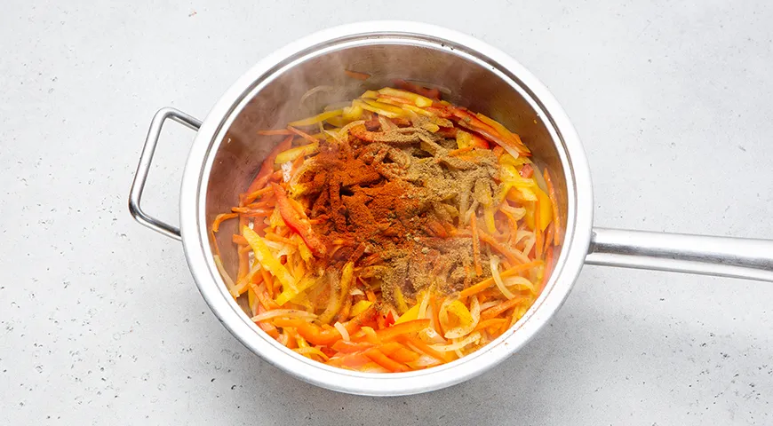 Фунчоза с фаршем