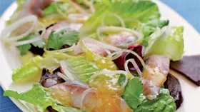 Рецепты с сельдью, фруктами и салатом