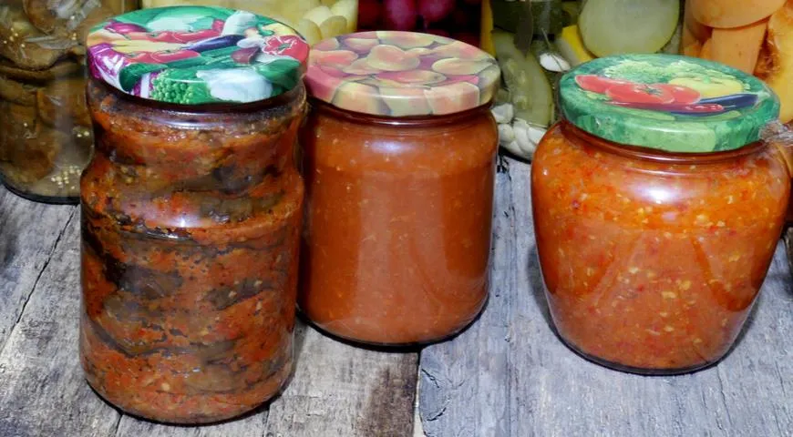 Баклажаны на зиму Огонек - рецепт приготовления с пошаговыми фото