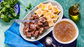 Рецепты с мукой, мясом и кефиром