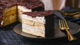 Торт птичье молоко с яйцом