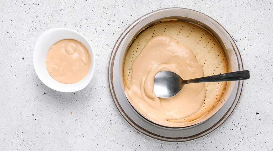 Торт с арахисом и сгущенкой