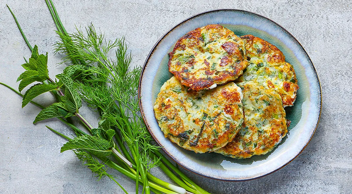 Рести с брынзой и зеленью