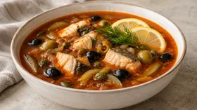 Селянка с осетриной