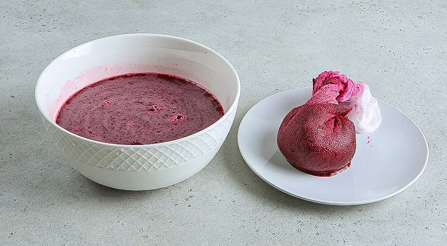Черничный шраб с базиликом