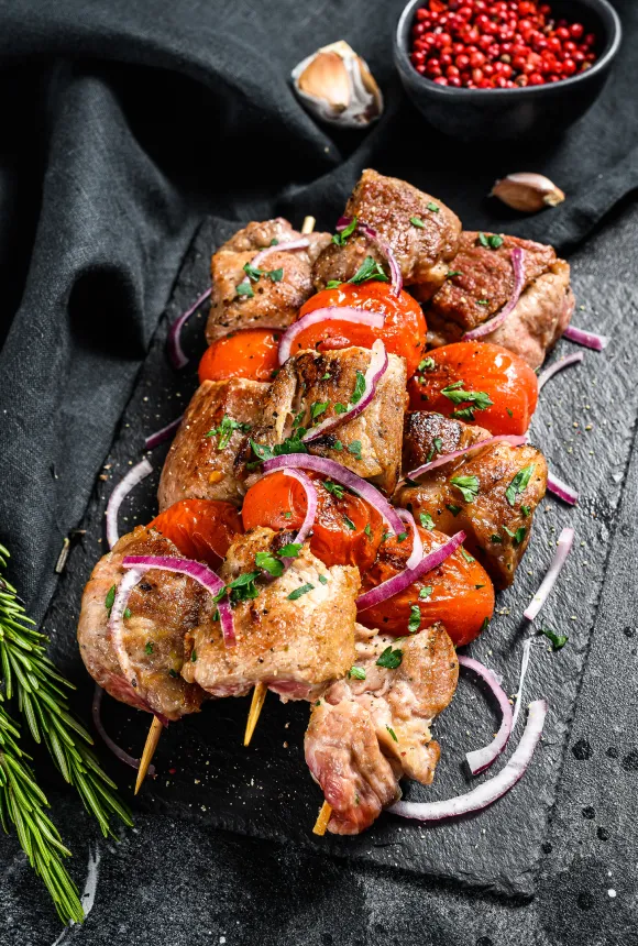 Шашлык из свиной шеи