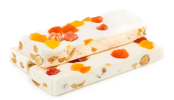 Нуга с орехами и цукатами