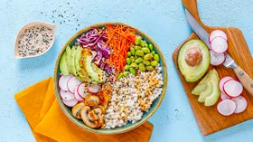 Мисо-боул с перловкой