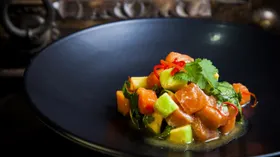 Рецепты с овощами, фруктами и лососем