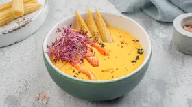 Кукурузный суп с крабом