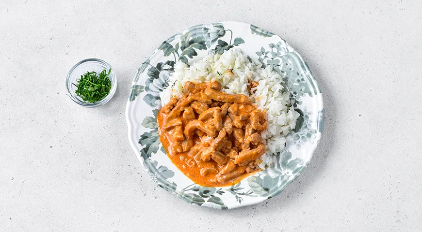 Поджарка с подливкой