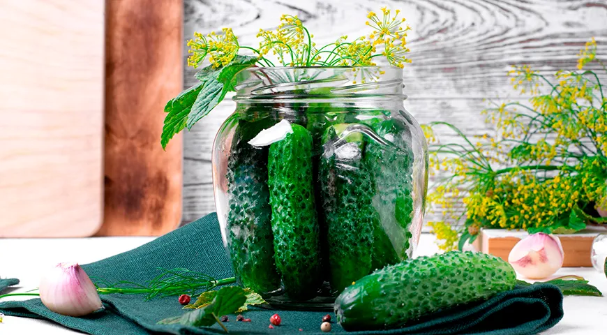 Для засолки больше подходят огурцы размером до 12 см