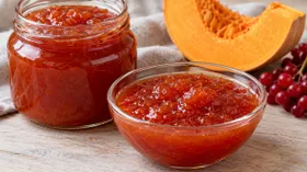 Джем из тыквы с калиной