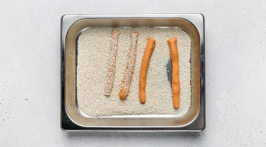 Жареные картофельные палочки из пюре