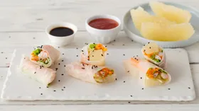 Роллы с бобами